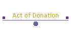 Act of Donation