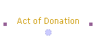 Act of Donation